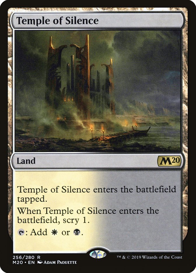 Temple of Silence [Core Set 2020] | Gamer Loot