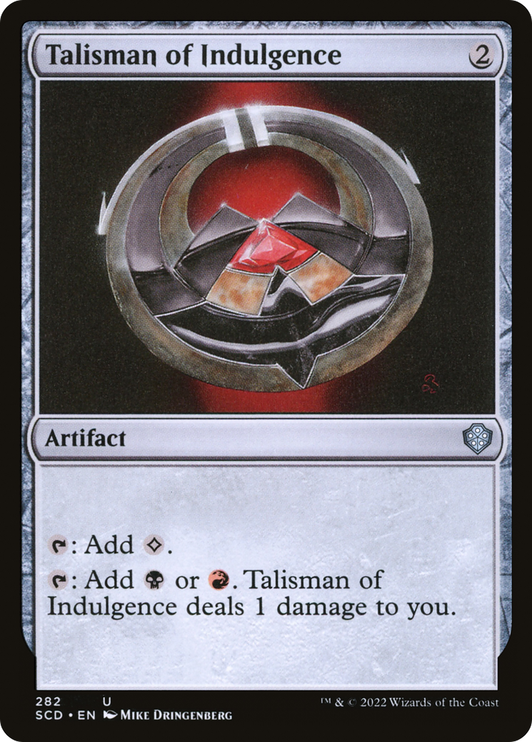 Talisman of Indulgence [Starter Commander Decks] | Gamer Loot