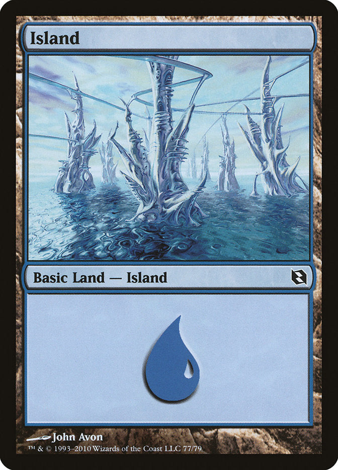 Island (77) [Duel Decks: Elspeth vs. Tezzeret] | Gamer Loot