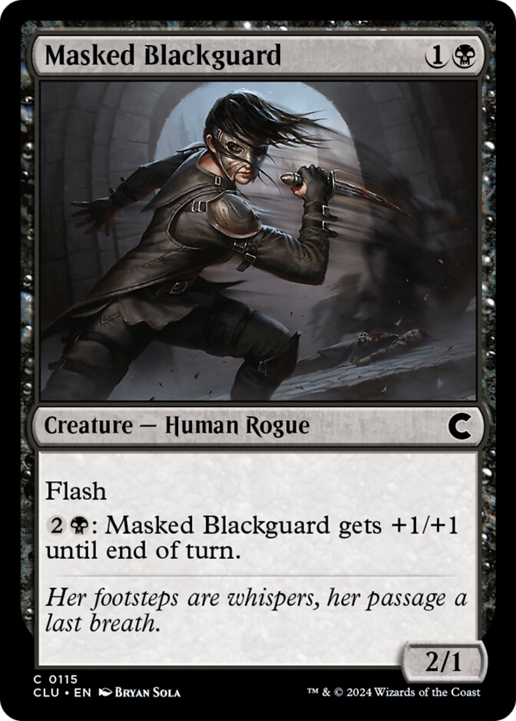 Masked Blackguard [Ravnica: Clue Edition] | Gamer Loot