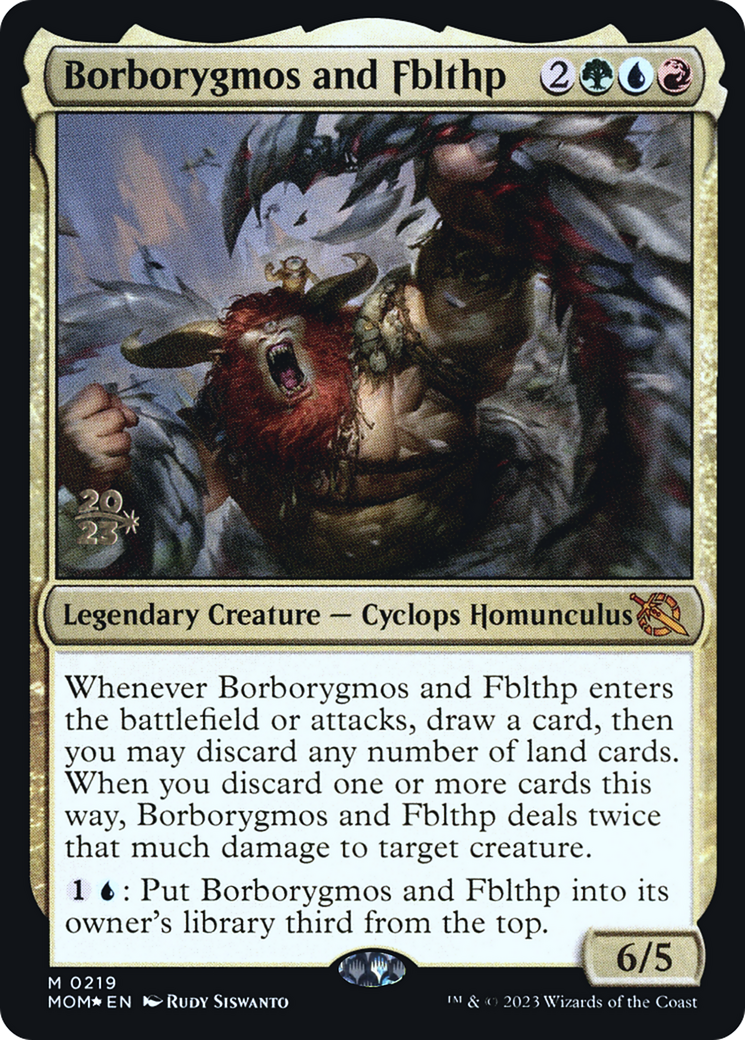 Borborygmos and Fblthp [March of the Machine Prerelease Promos] | Gamer Loot