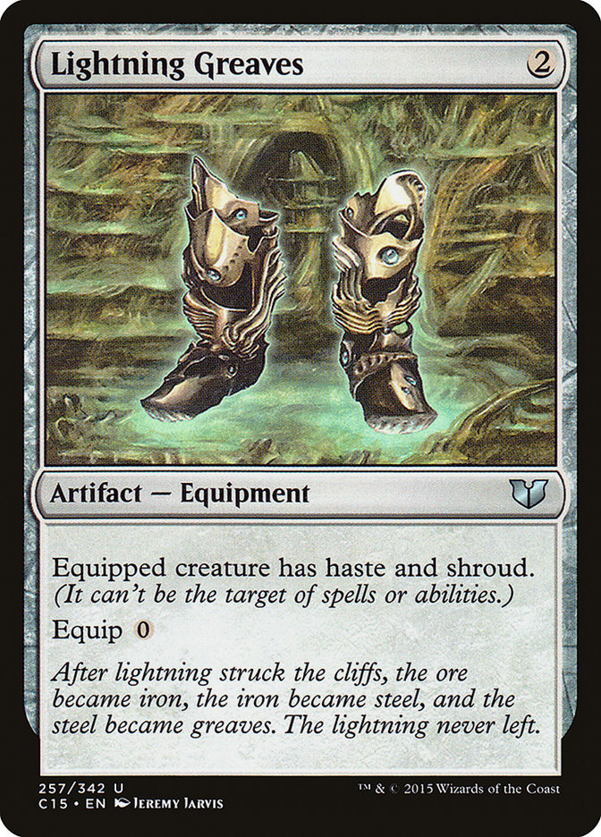 Lightning Greaves [Commander 2015] | Gamer Loot