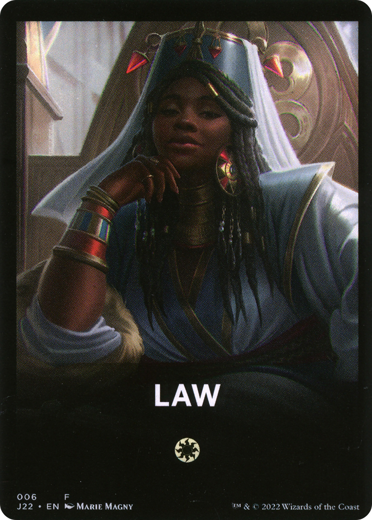 Law Theme Card [Jumpstart 2022 Front Cards] | Gamer Loot