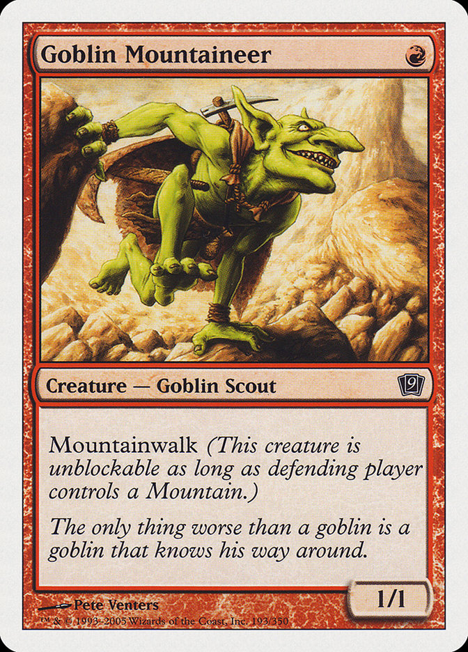Goblin Mountaineer [Ninth Edition] | Gamer Loot