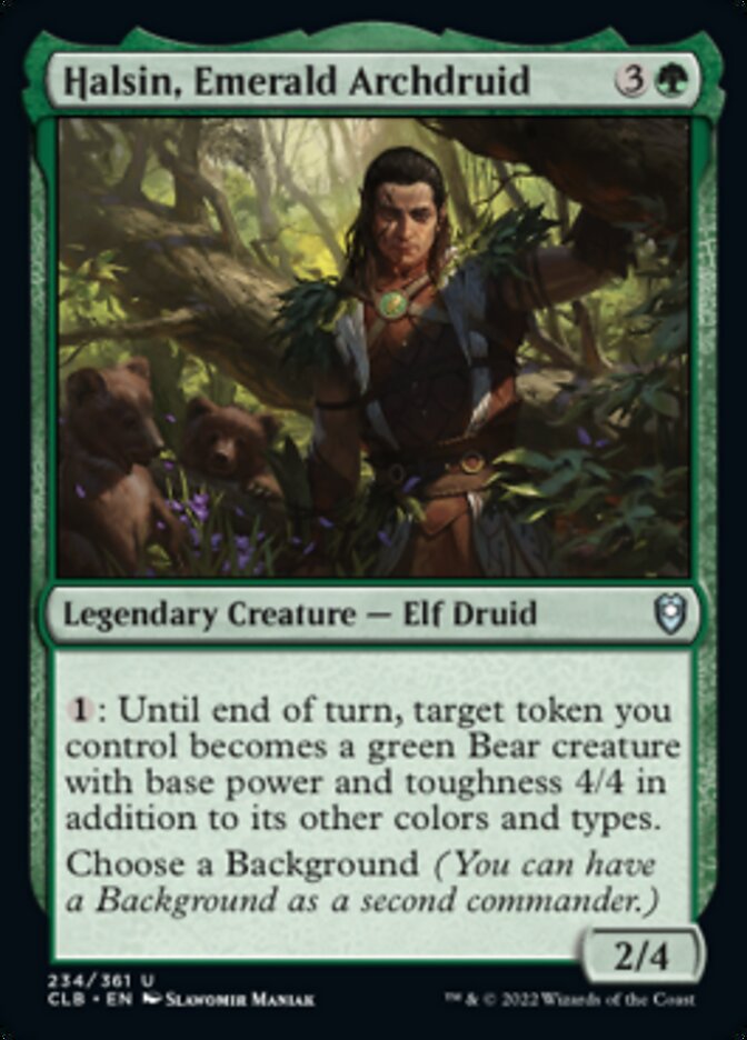 Halsin, Emerald Archdruid [Commander Legends: Battle for Baldur's Gate] | Gamer Loot