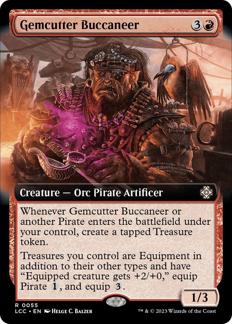 Gemcutter Buccaneer (Extended Art) [The Lost Caverns of Ixalan Commander] | Gamer Loot