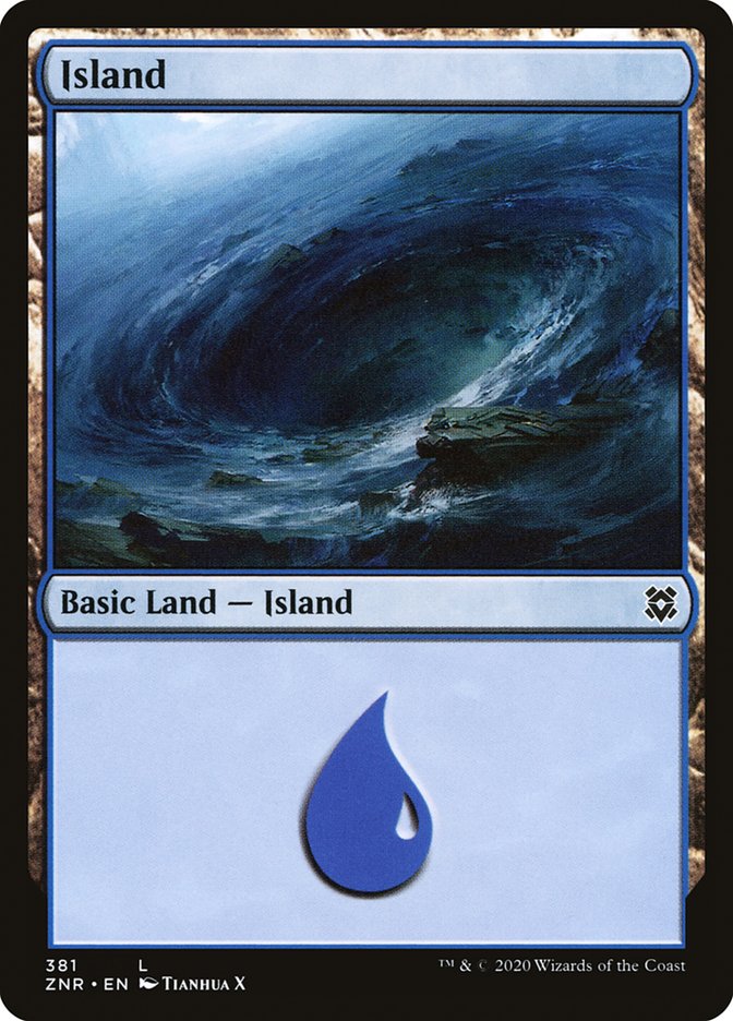 Island (381) [Zendikar Rising] | Gamer Loot