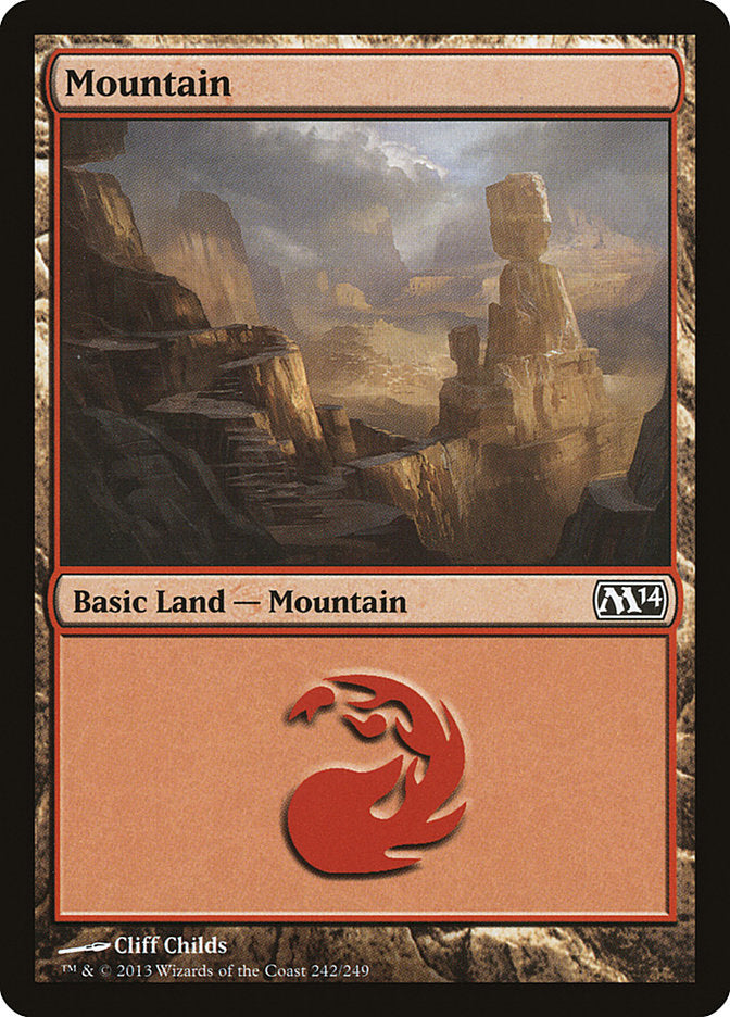 Mountain (242) [Magic 2014] | Gamer Loot