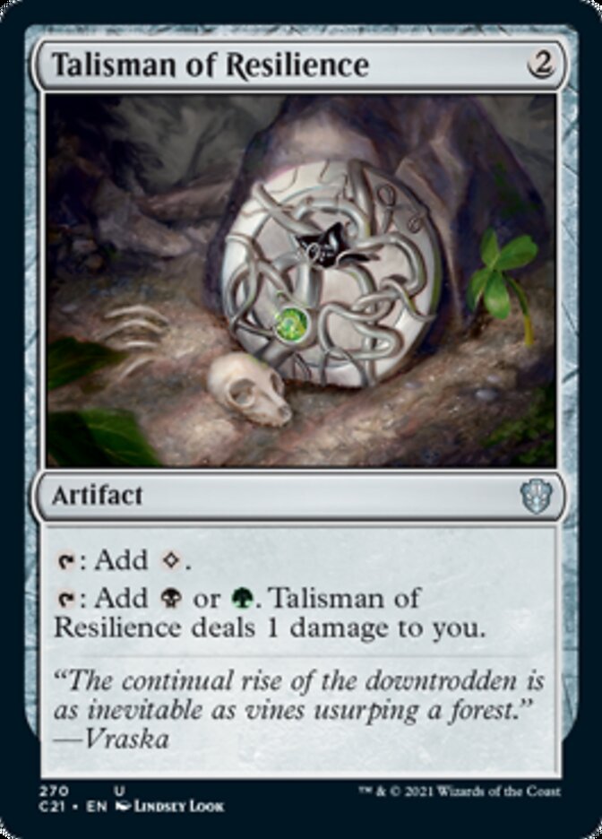 Talisman of Resilience [Commander 2021] | Gamer Loot