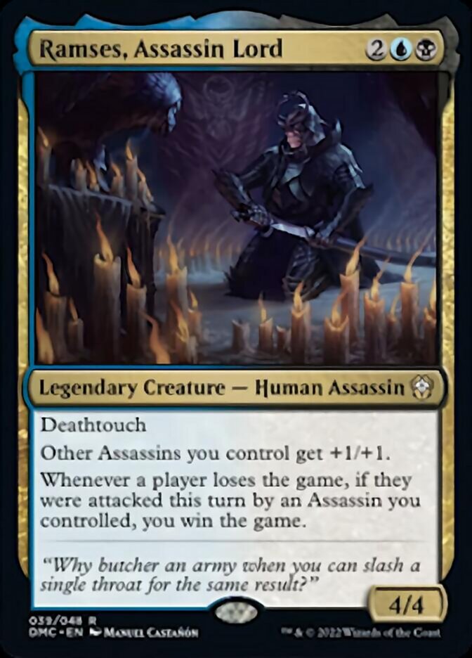 Ramses, Assassin Lord [Dominaria United Commander] | Gamer Loot