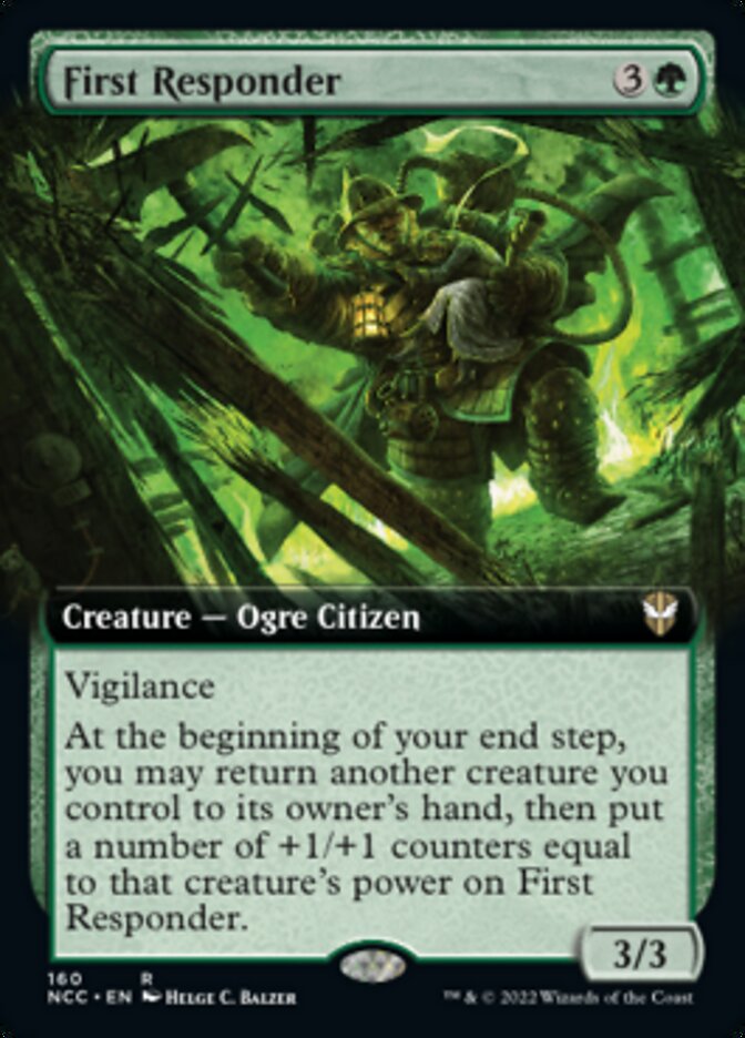 First Responder (Extended Art) [Streets of New Capenna Commander] | Gamer Loot