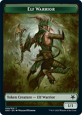 Soldier // Elf Warrior Double-Sided Token [Game Night: Free-for-All Tokens] | Gamer Loot