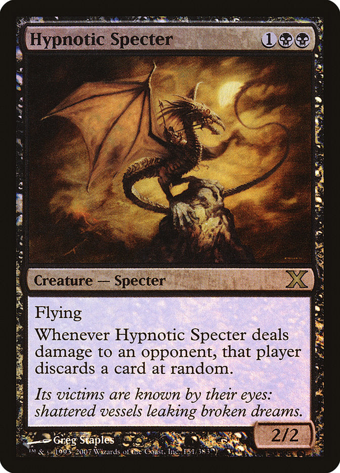 Hypnotic Specter (Premium Foil) [Tenth Edition] | Gamer Loot