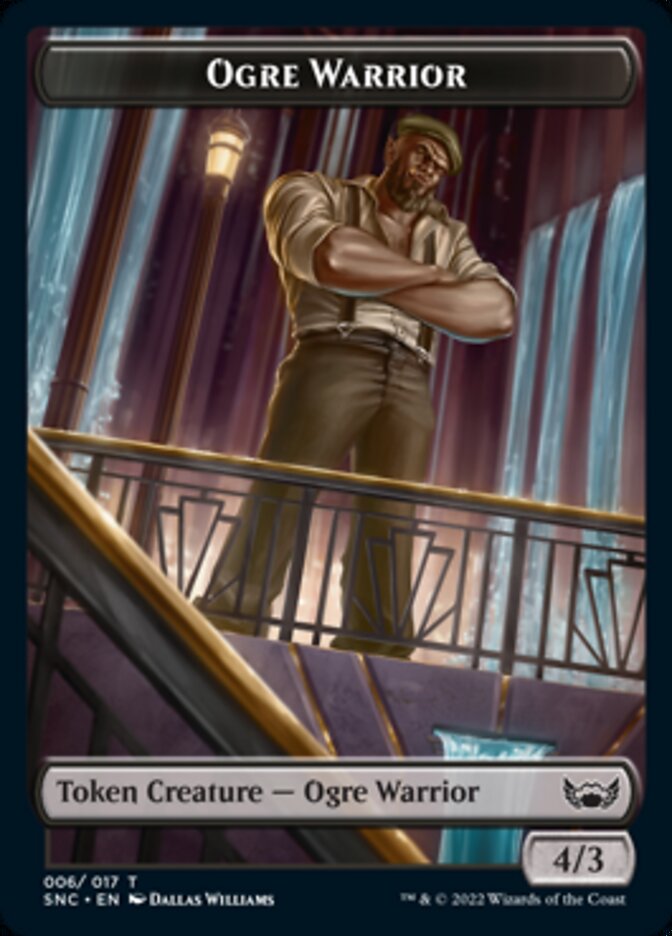 Ogre Warrior // Copy Double-sided Token [Streets of New Capenna Tokens] | Gamer Loot