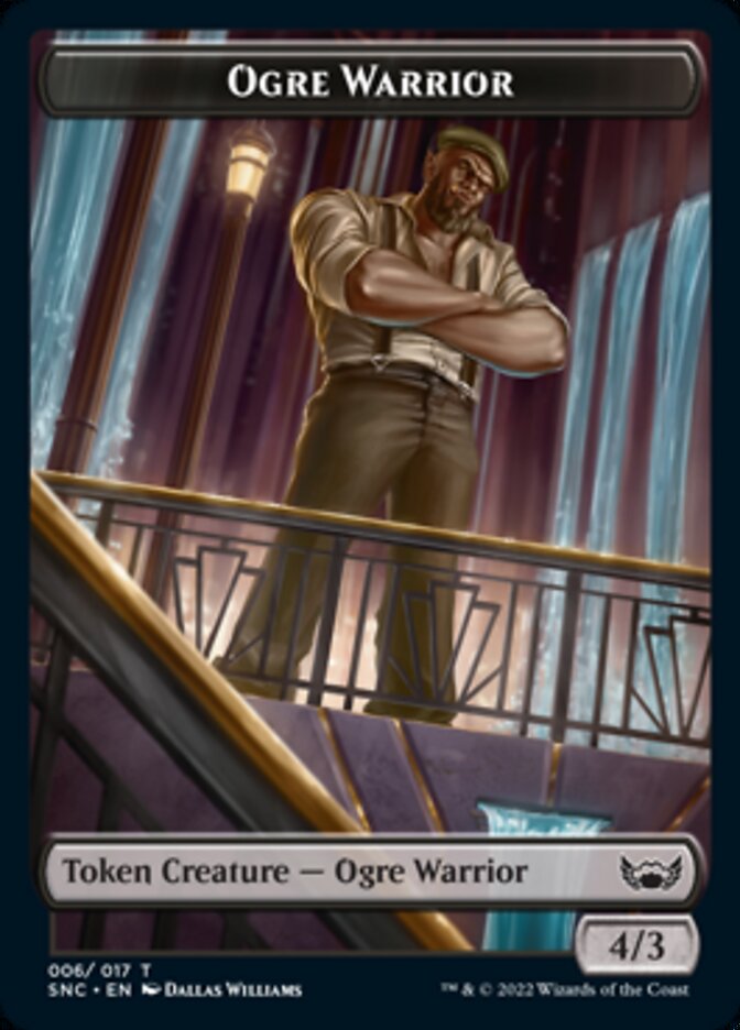 Ogre Warrior // Citizen Double-sided Token [Streets of New Capenna Tokens] | Gamer Loot