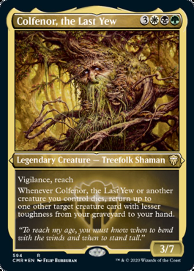 Colfenor, the Last Yew (Etched) [Commander Legends] | Gamer Loot