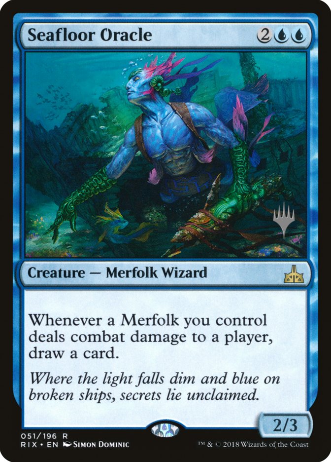 Seafloor Oracle (Promo Pack) [Rivals of Ixalan Promos] | Gamer Loot