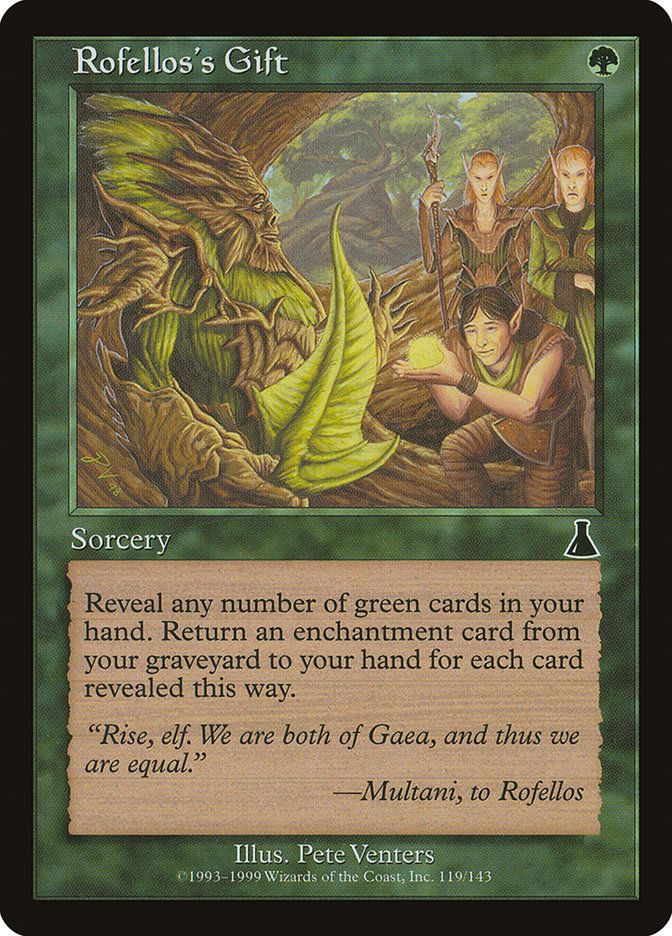 Rofellos's Gift [Urza's Destiny] | Gamer Loot