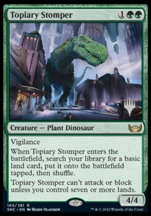 Topiary Stomper (Promo Pack) [Streets of New Capenna Promos] | Gamer Loot