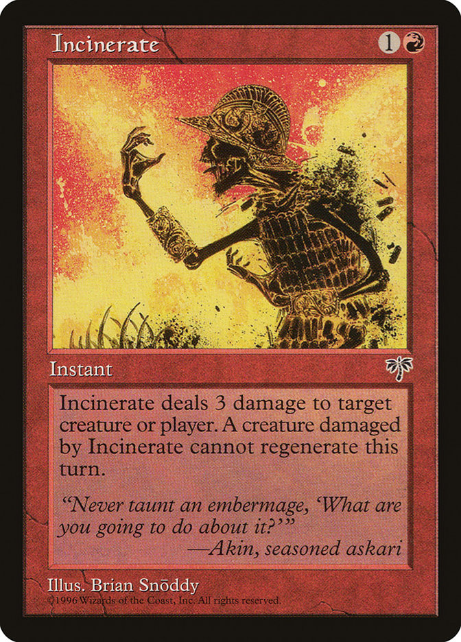 Incinerate [Mirage] | Gamer Loot