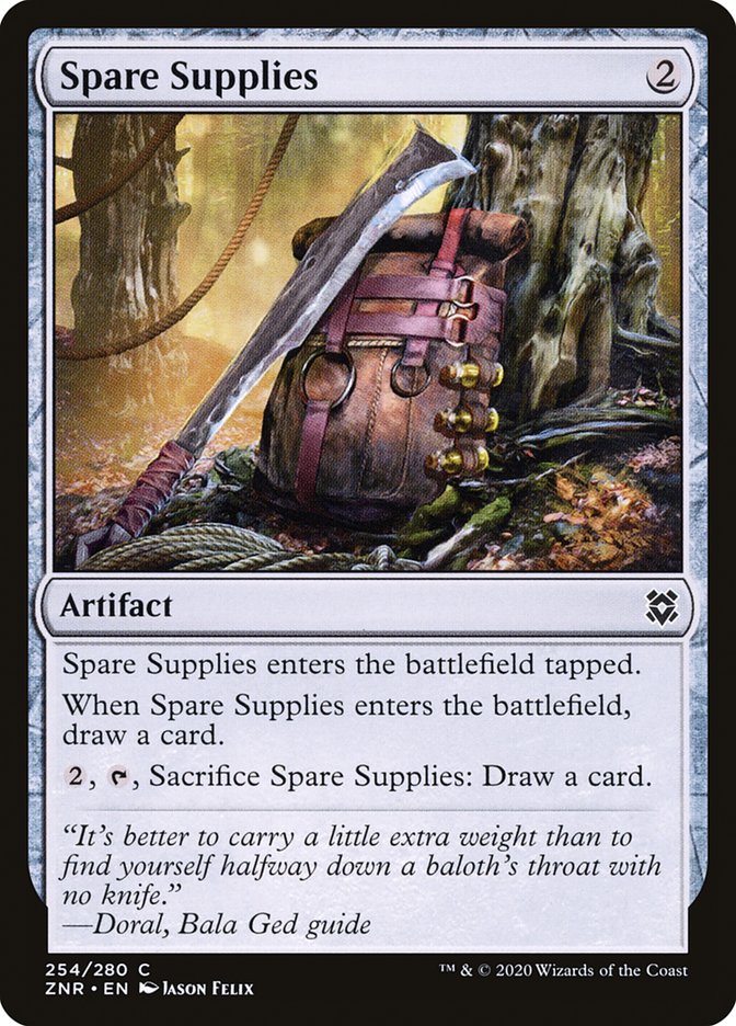 Spare Supplies [Zendikar Rising] | Gamer Loot