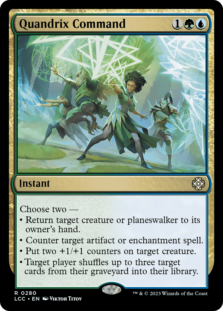Quandrix Command [The Lost Caverns of Ixalan Commander] | Gamer Loot