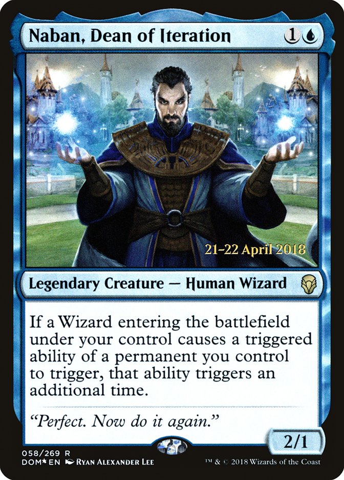 Naban, Dean of Iteration  [Dominaria Prerelease Promos] | Gamer Loot