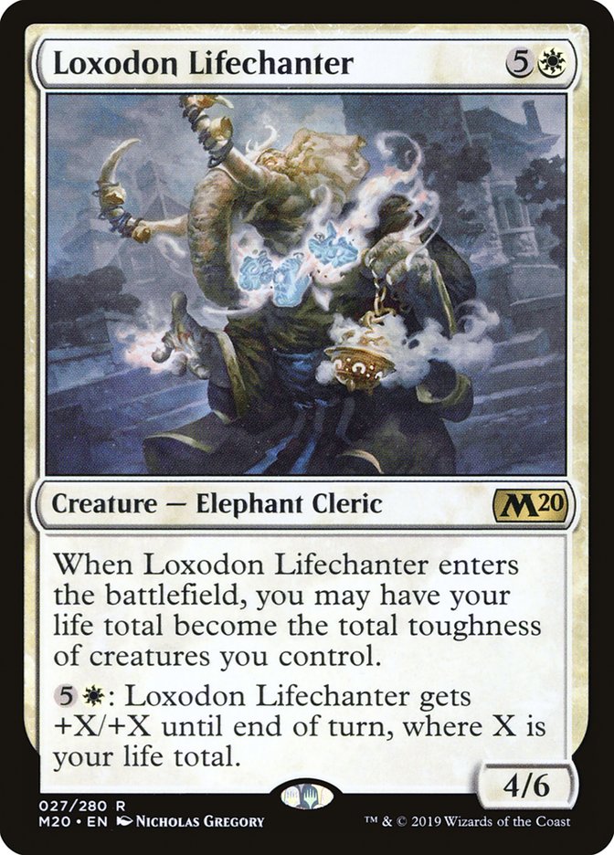 Loxodon Lifechanter [Core Set 2020] | Gamer Loot