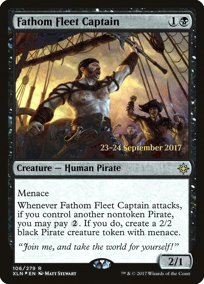 Fathom Fleet Captain  [Ixalan Prerelease Promos] | Gamer Loot