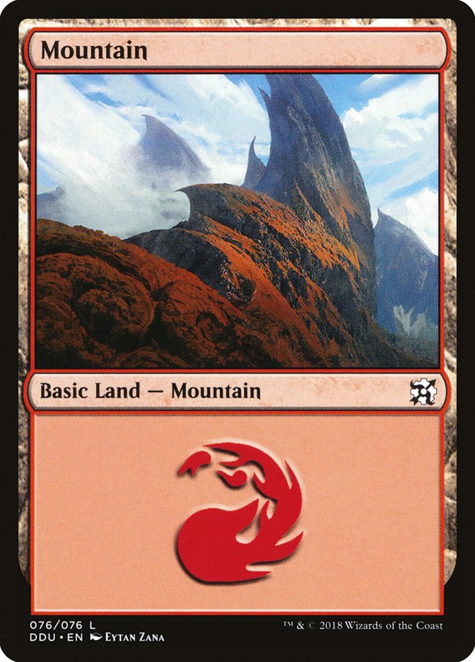 Mountain (76) [Duel Decks: Elves vs. Inventors] | Gamer Loot