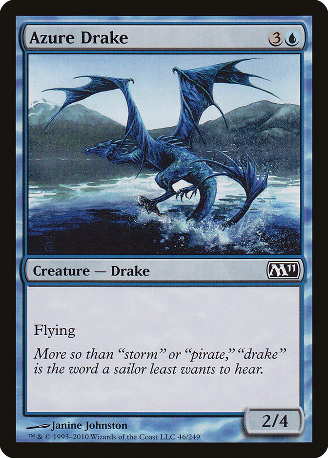 Azure Drake [Magic 2011] | Gamer Loot