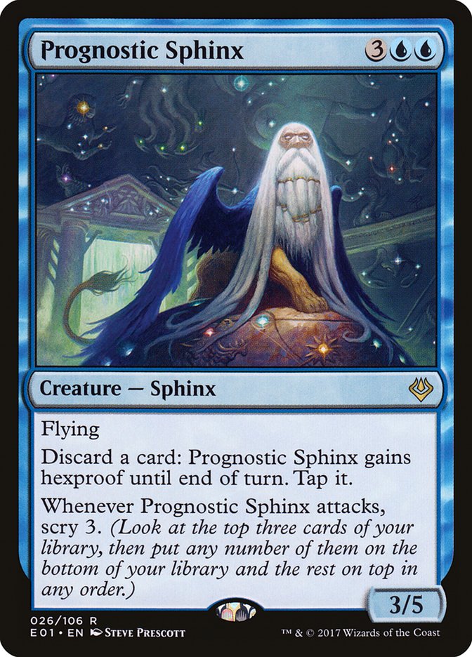 Prognostic Sphinx [Archenemy: Nicol Bolas] | Gamer Loot