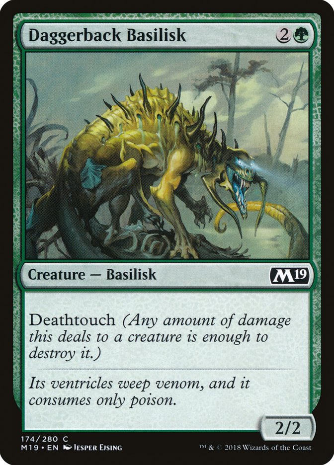 Daggerback Basilisk [Core Set 2019] | Gamer Loot