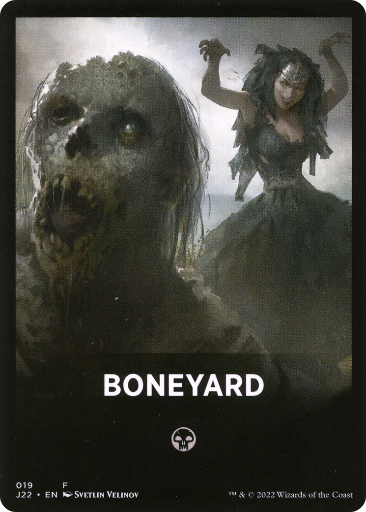 Boneyard Theme Card [Jumpstart 2022 Front Cards] | Gamer Loot