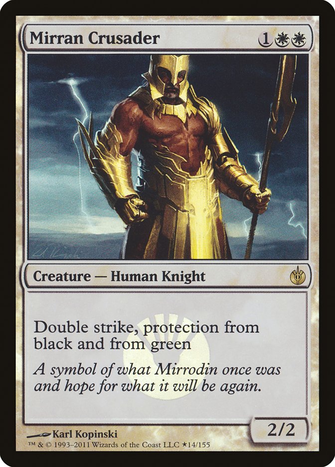 Mirran Crusader (Buy-A-Box) [Mirrodin Besieged Promos] | Gamer Loot