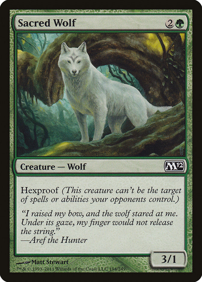 Sacred Wolf [Magic 2012] | Gamer Loot