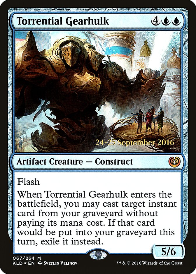 Torrential Gearhulk  [Kaladesh Prerelease Promos] | Gamer Loot