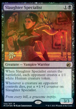 Slaughter Specialist [Innistrad: Midnight Hunt Prerelease Promos] | Gamer Loot