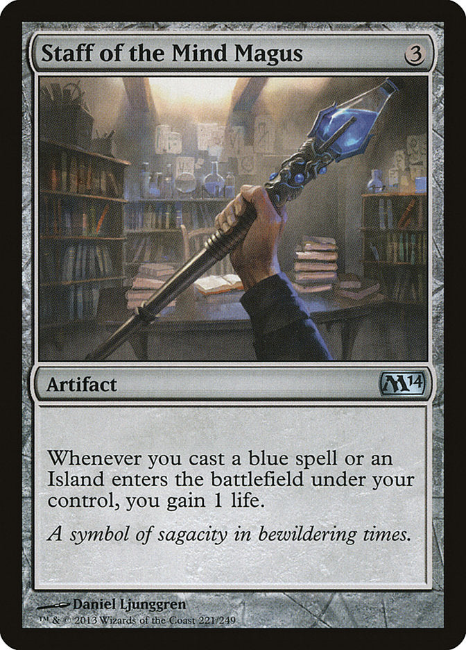 Staff of the Mind Magus [Magic 2014] | Gamer Loot