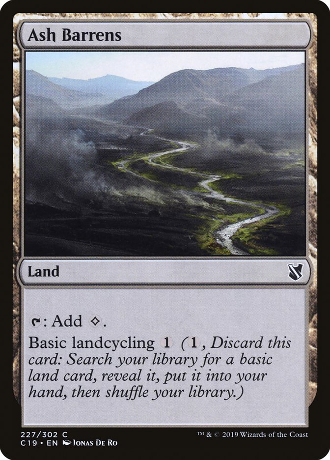 Ash Barrens [Commander 2019] | Gamer Loot