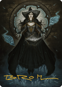 Tasha, the Witch Queen Art Card (76) (Gold-Stamped Signature) [Commander Legends: Battle for Baldur's Gate Art Series] | Gamer Loot