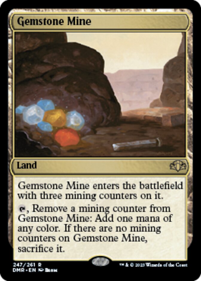 Gemstone Mine [Dominaria Remastered] | Gamer Loot