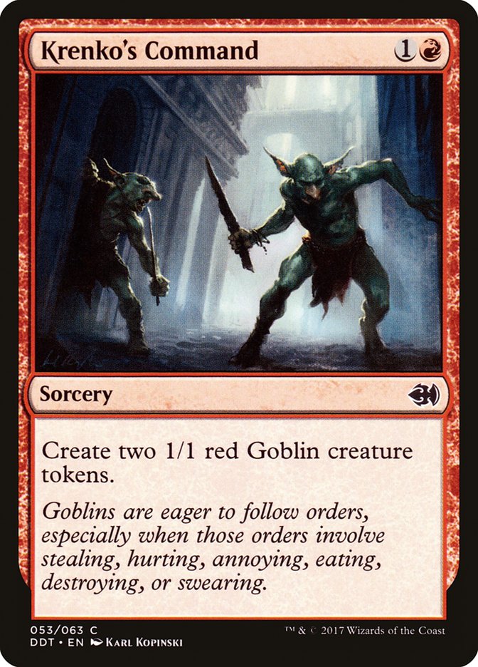 Krenko's Command [Duel Decks: Merfolk vs. Goblins] | Gamer Loot