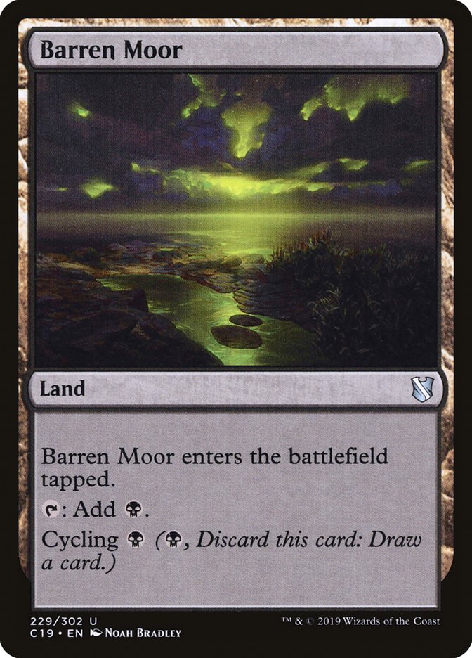 Barren Moor [Commander 2019] | Gamer Loot