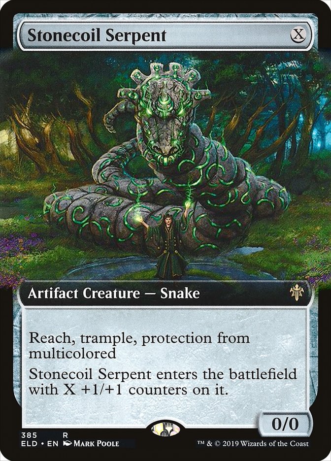 Stonecoil Serpent (Extended) [Throne of Eldraine] | Gamer Loot