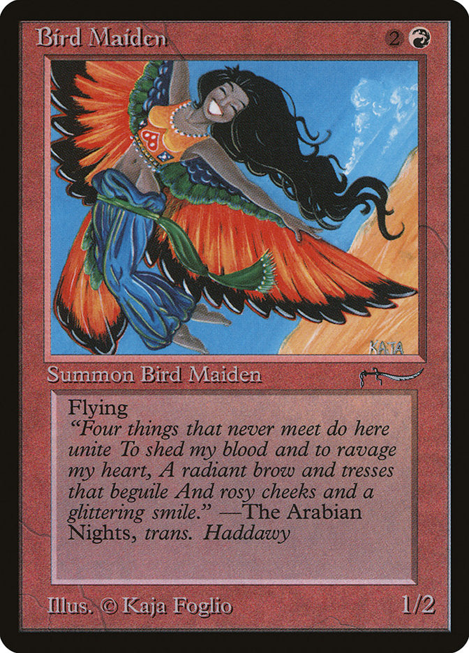 Bird Maiden (Dark Mana Cost) [Arabian Nights] | Gamer Loot