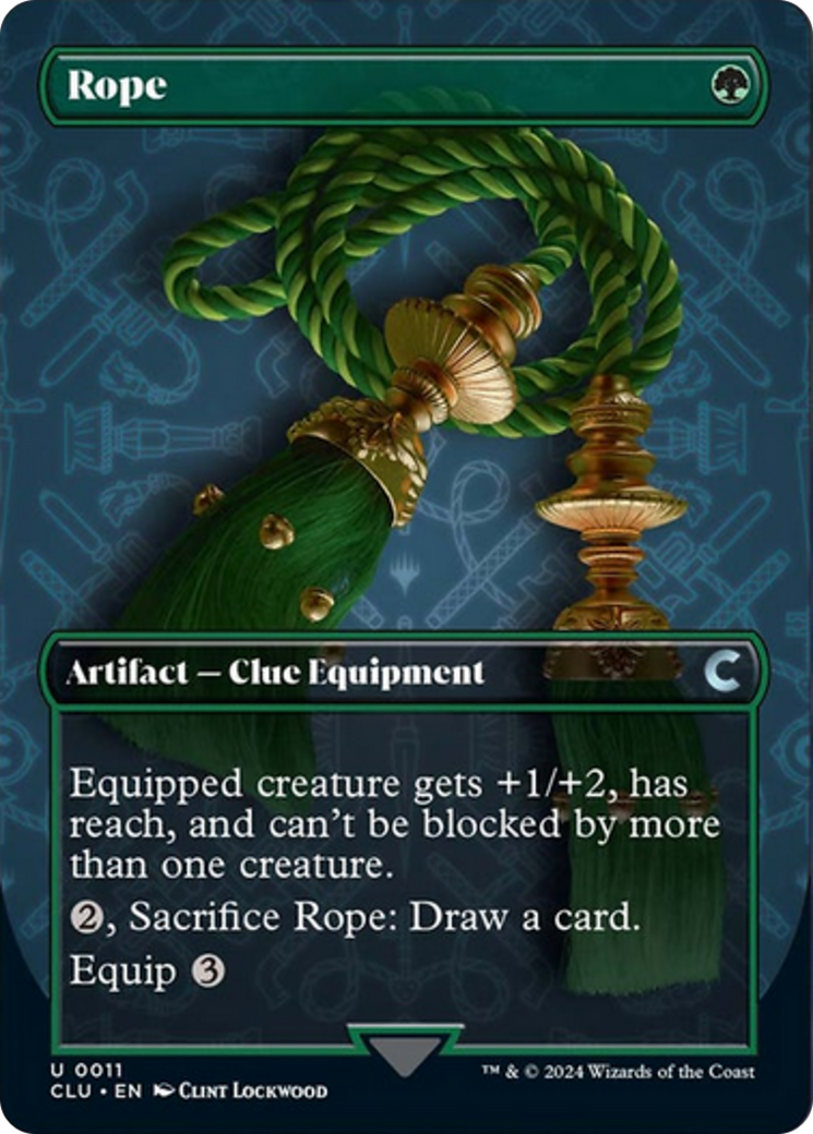 Rope (Borderless) [Ravnica: Clue Edition] | Gamer Loot