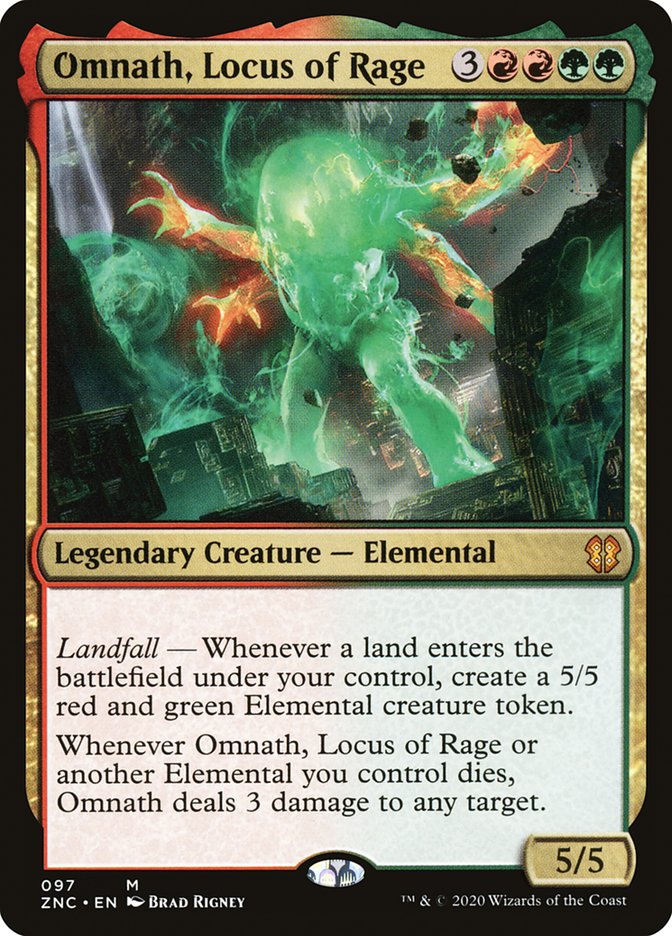 Omnath, Locus of Rage [Zendikar Rising Commander] | Gamer Loot