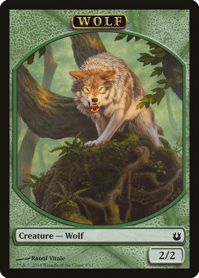 Wolf [Born of the Gods Tokens] | Gamer Loot