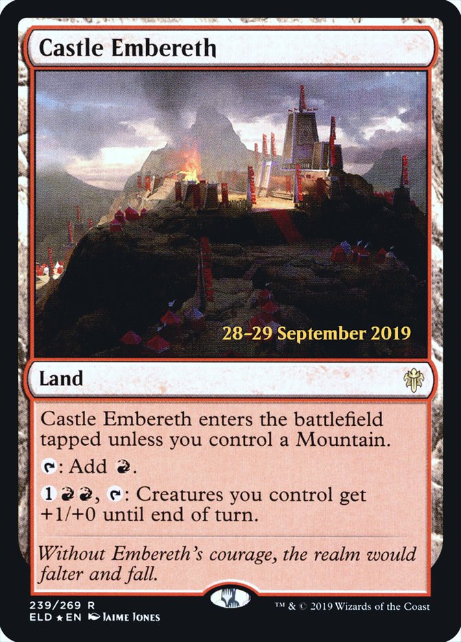 Castle Embereth  [Throne of Eldraine Prerelease Promos] | Gamer Loot